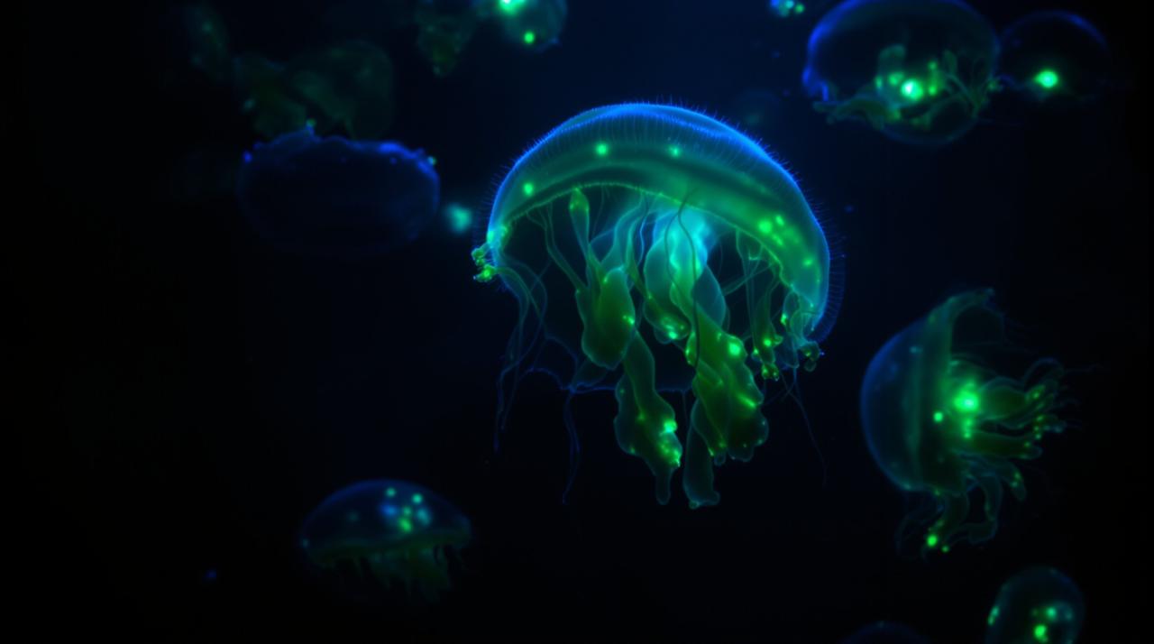 九九影视纪录片:深海发光生物探秘之旅